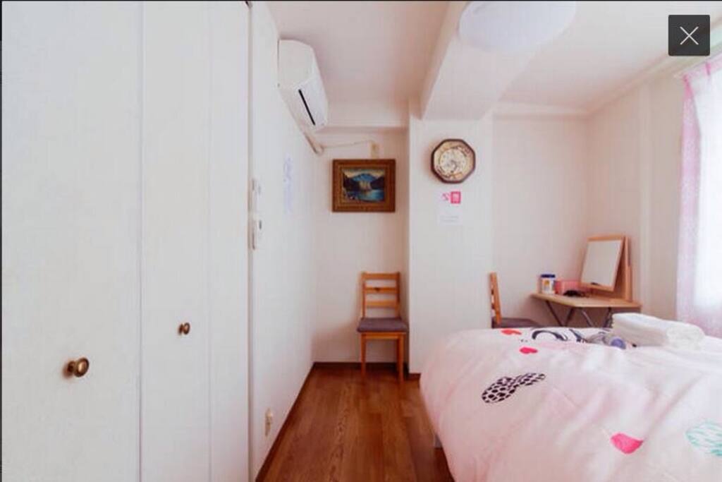 欢迎来大阪 日本桥 小雪的家^_^room comfortably sleeps 3people or