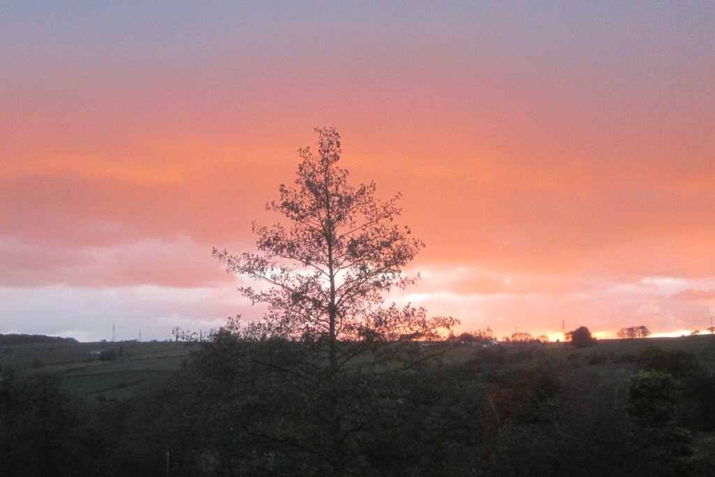 SUNSET FROM ANOTHER WINDOW