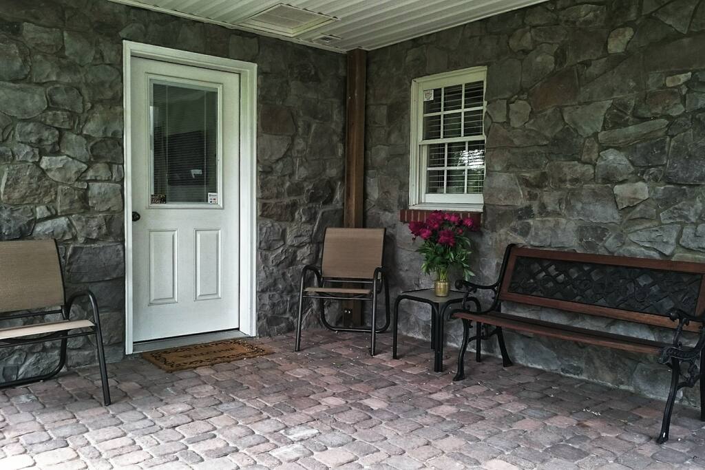 Your private entrance leads you into a two-bedroom suite with fully-equipped kitchen, living room and dining area.