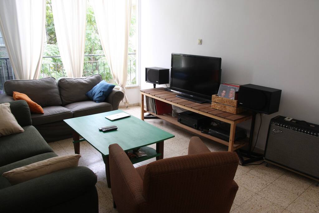 Living room + TV set