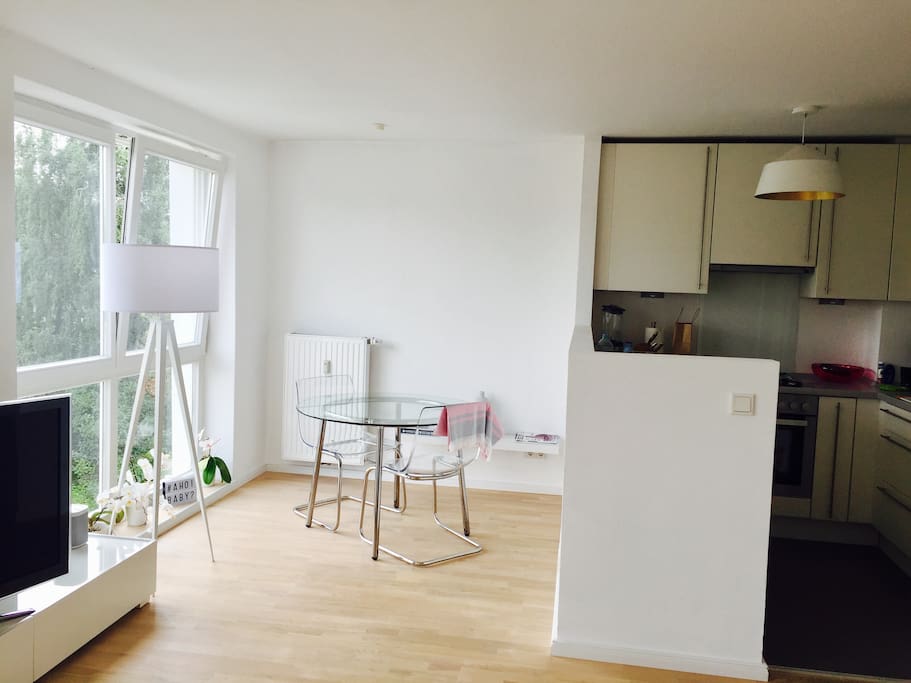 Wonzimmer / Essbereich / offene Küche