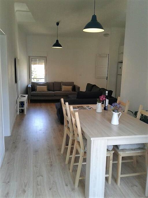 View from Dining area to Living Room.