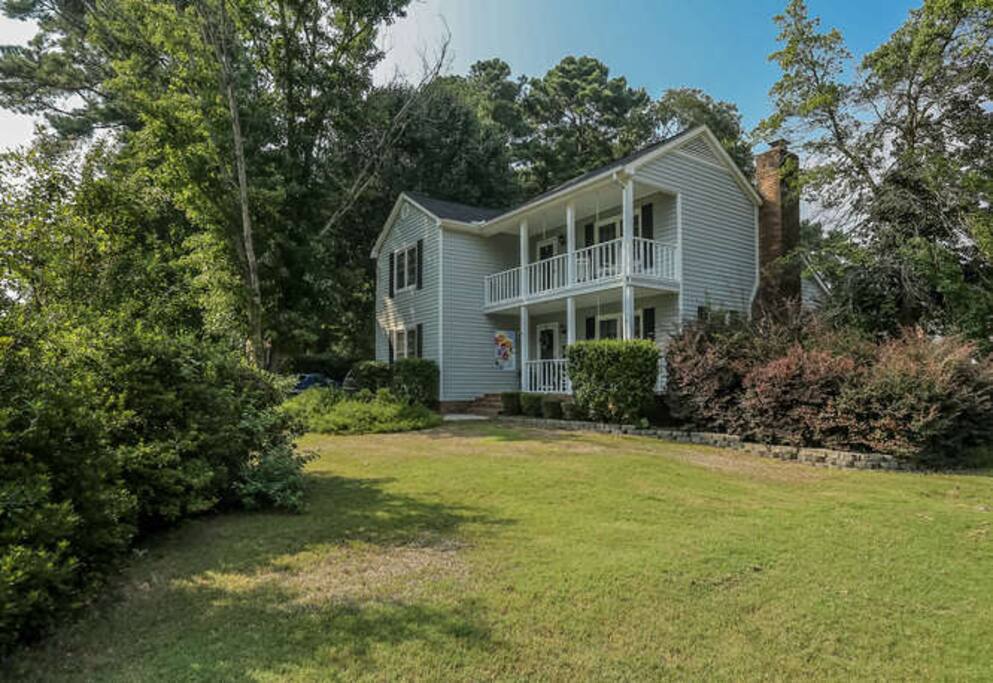 This is the front of the main house and what you will see from the road when trying to find the place.