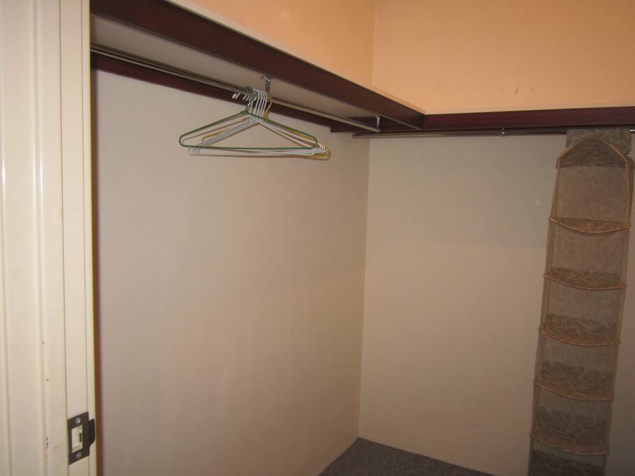 Huge walk-in-robe.