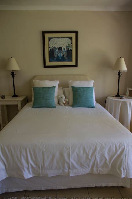 Superb comfy queen sized bed.