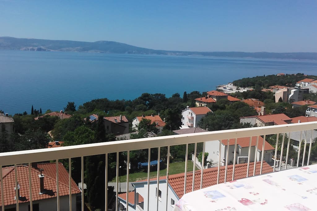view from balcony