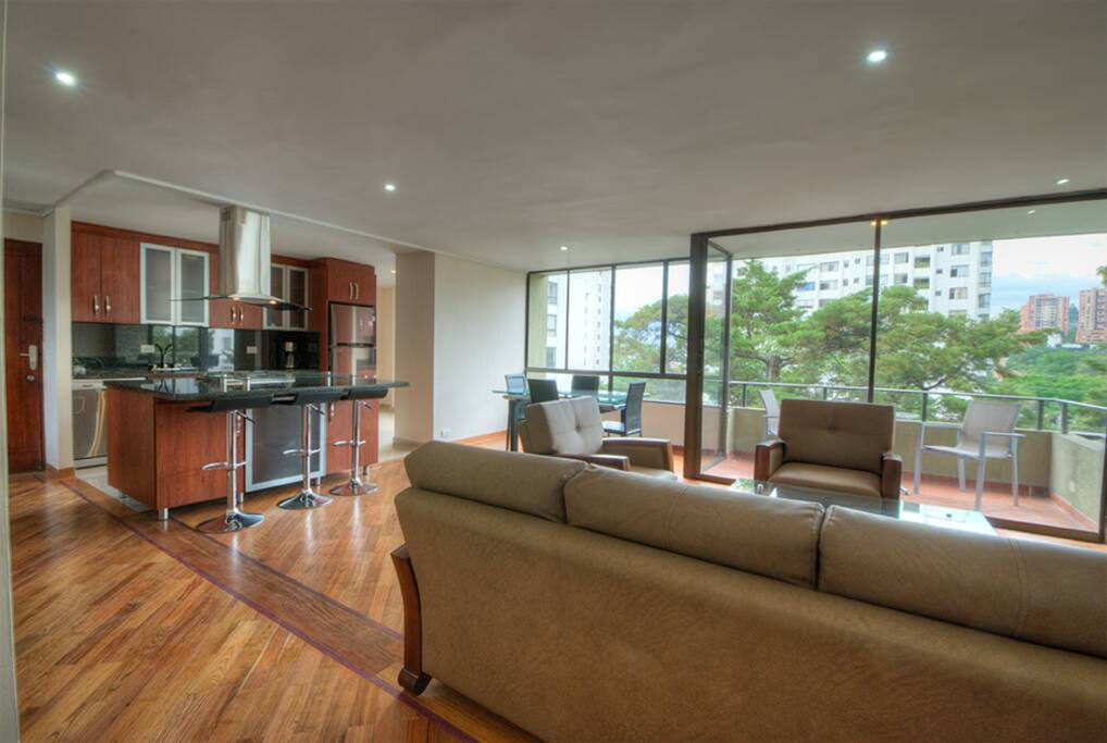 Cozy living area with comfortable sofa