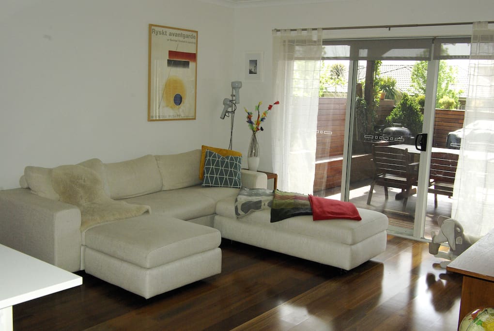 Large sitting area for watching TV or just chilling
