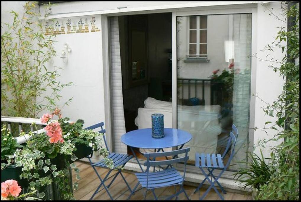 How about breakfast in the sun on the terrace?