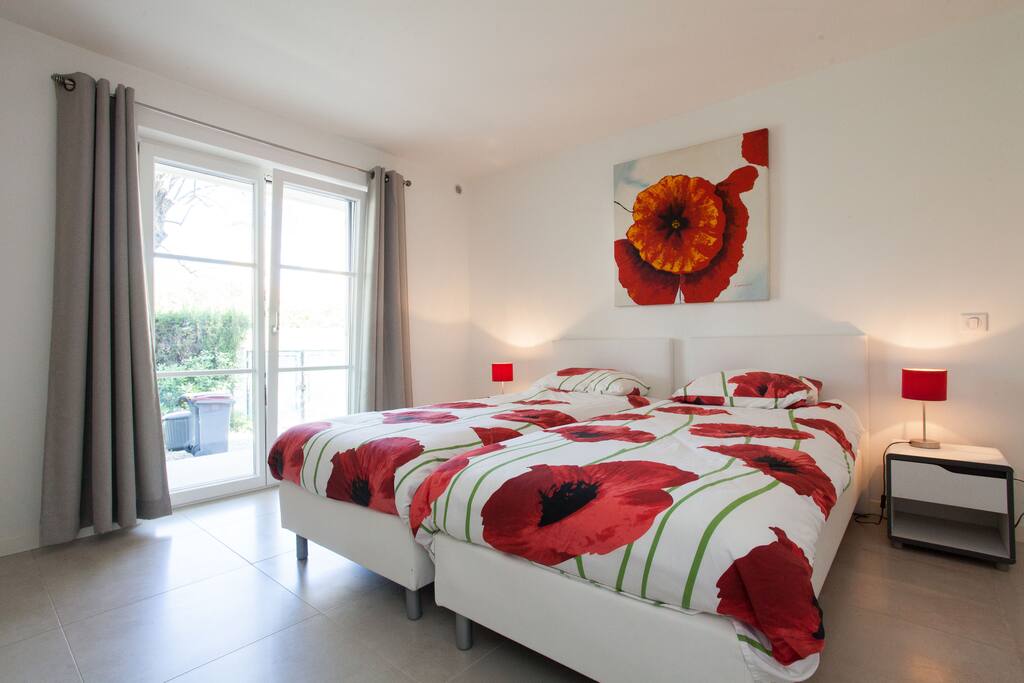 Master bedroom with bathroom groundfloor