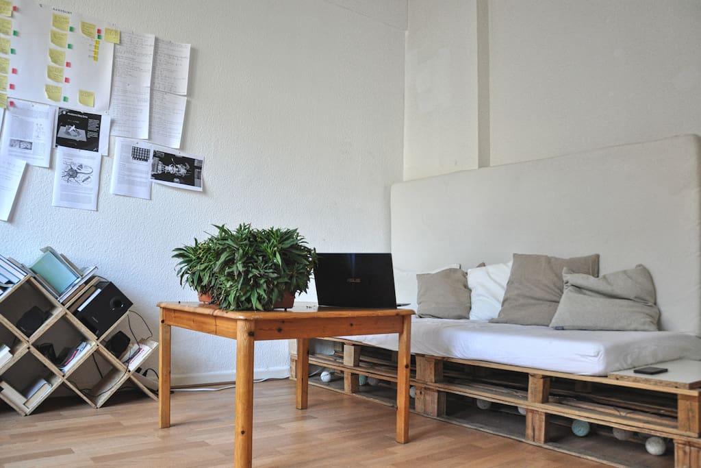 We built our apartment completely out of recycled materials