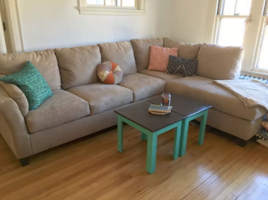 New couch to lounge on