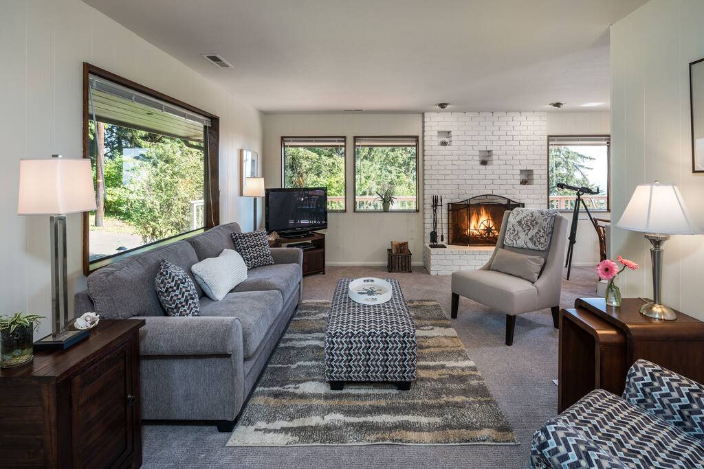 Comfortable furnishings plus cable-equipped TV and DVD player