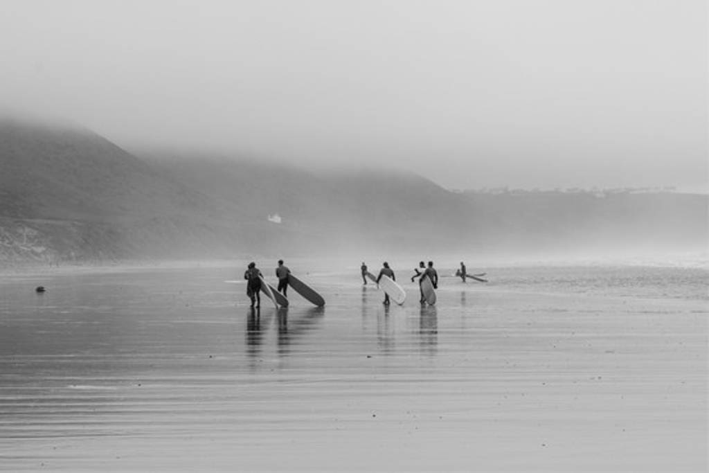 Early Morning Surfing