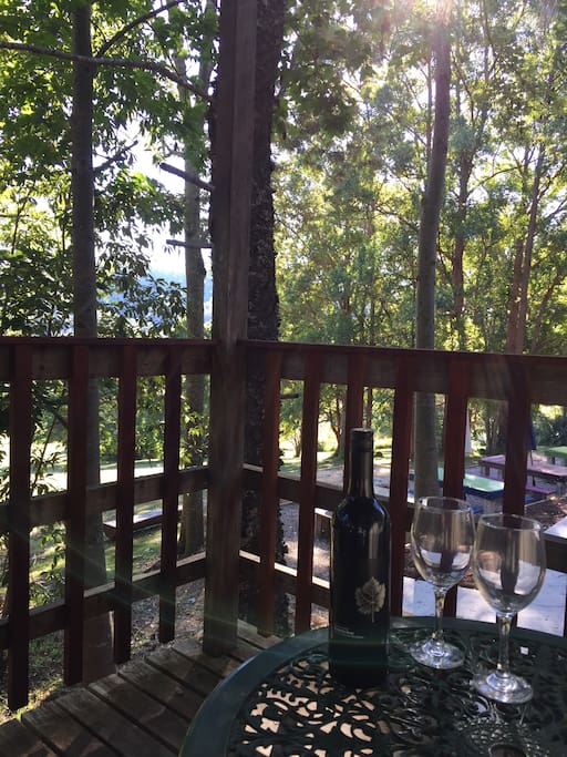 Balcony views.