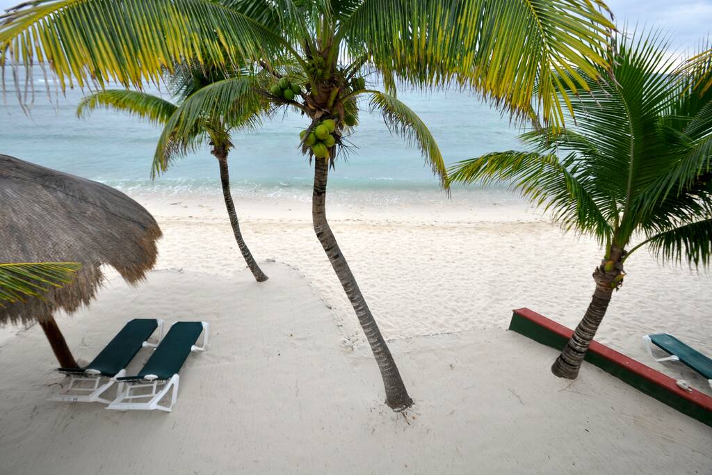 View to Beachfront from Studio Balcony