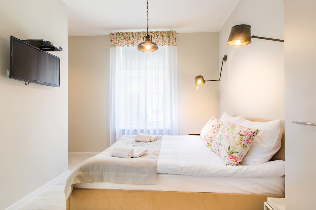 Apartament Biebrzański - sypialnia
