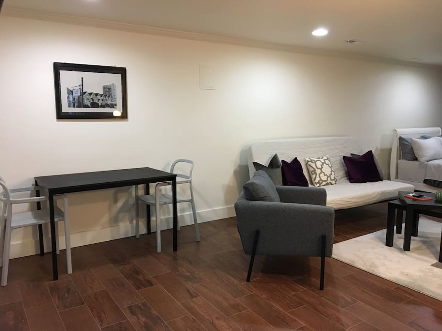 Studio Room with contemporary furnishings at a glance