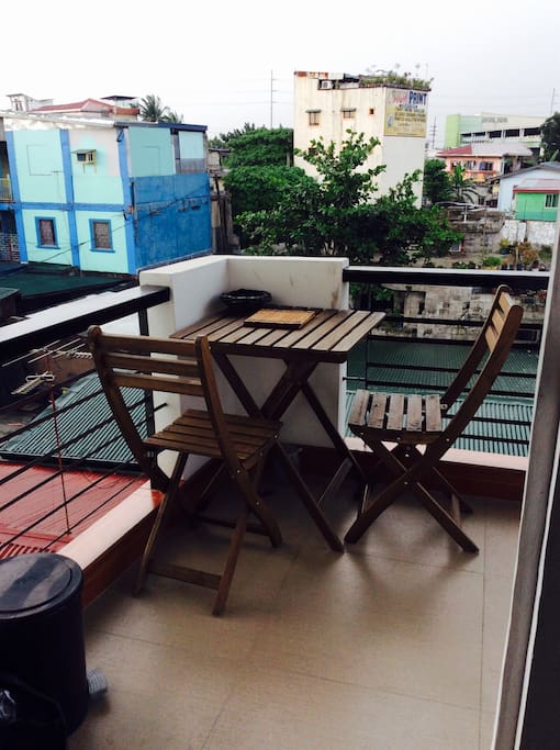 Relax at your own Balcony while having your breakfast and coffee/tea in the morning and snacks during late afternoon