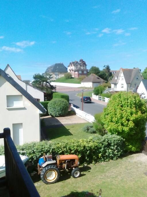 La vue depuis le balcon..
