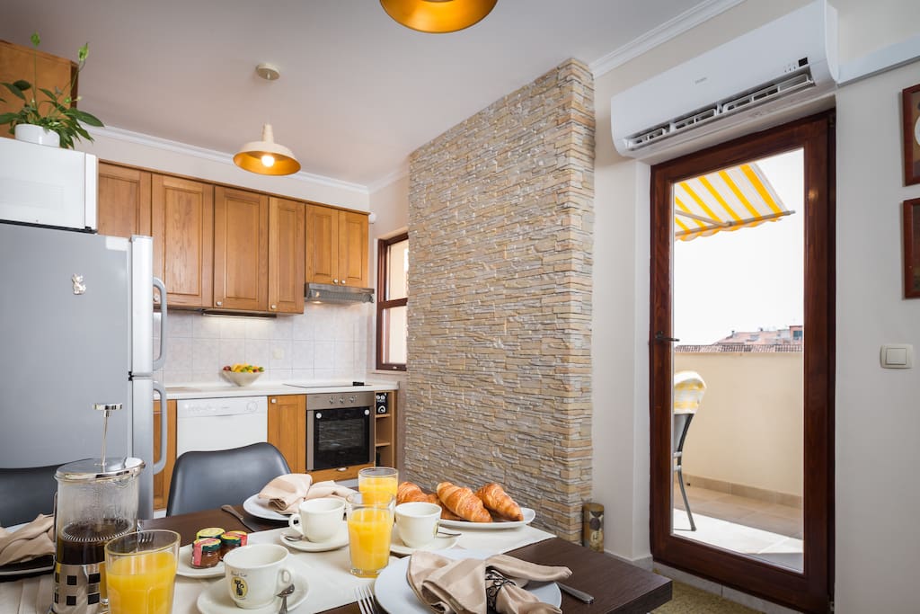 Breakfast and dinning table.