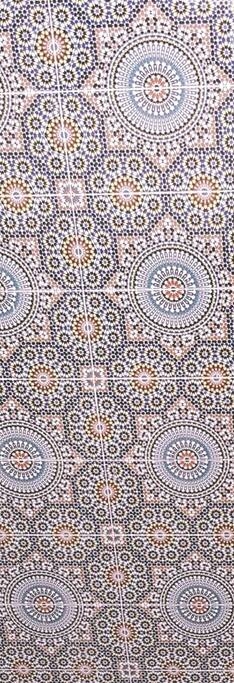 The tiles of our waterwall...
