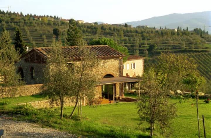 View of the Chianti Valley