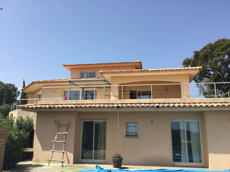 facade de la villa