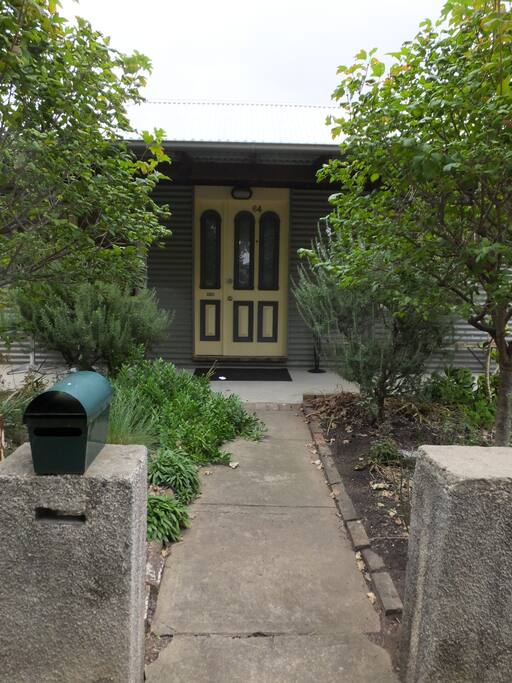 the path to the front door