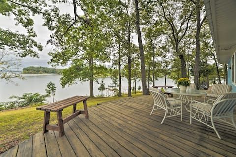 Kentucky Lake Cabin w/ Private Dock + Fire Pit