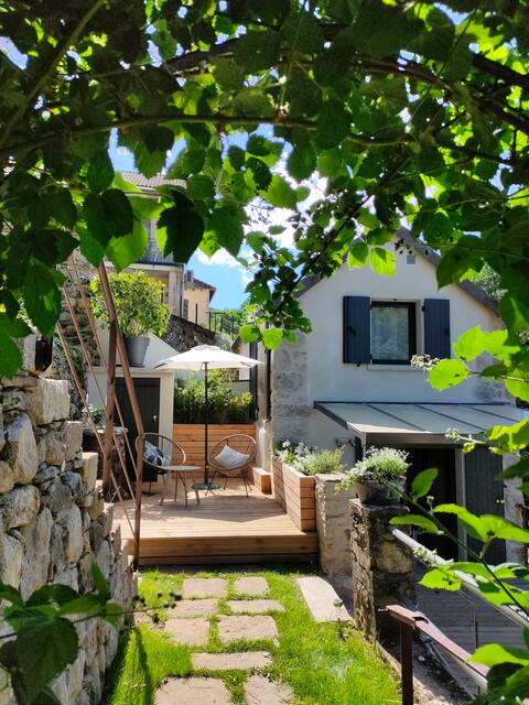 Le Secret du Moulin, pleasant tiny house Villefort