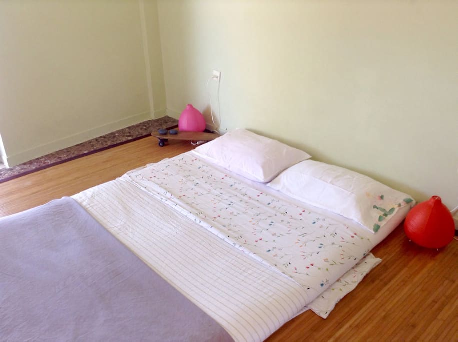Simple Bedroom with a futon