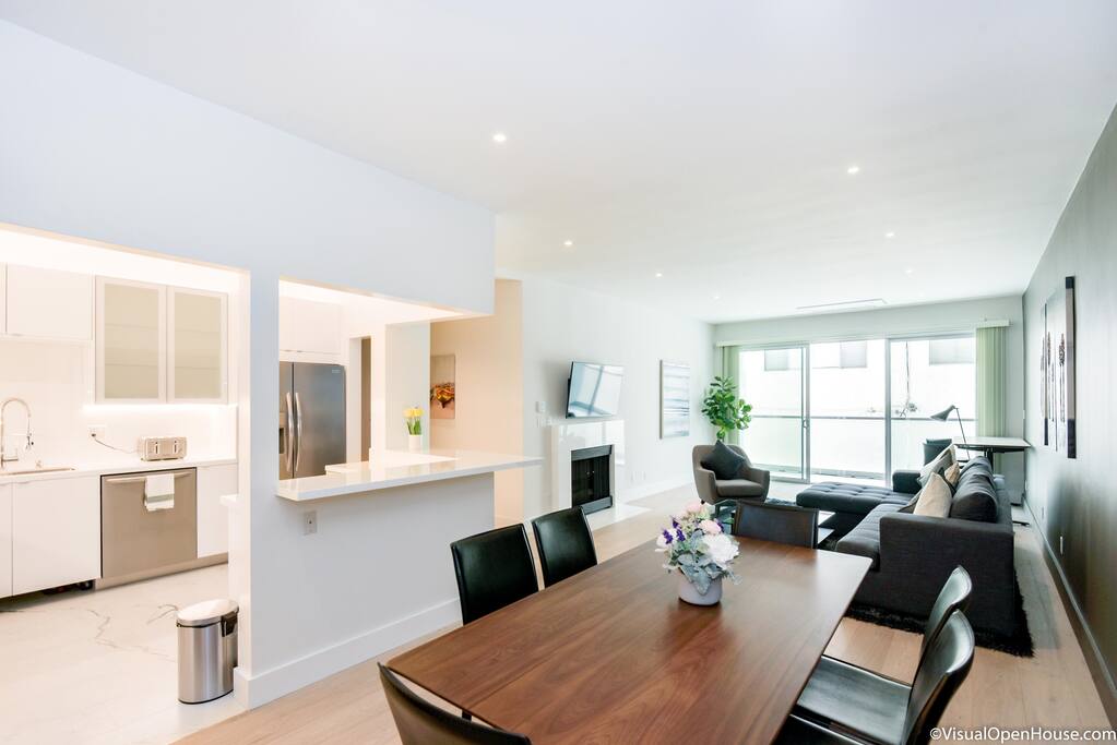 Dining Room + Kitchen Area