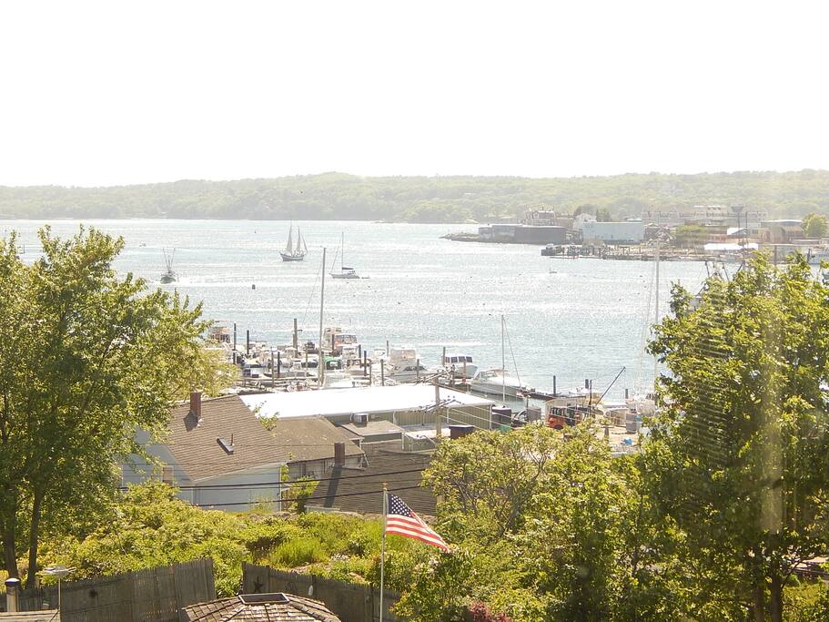 View of out of Harbor from the house
