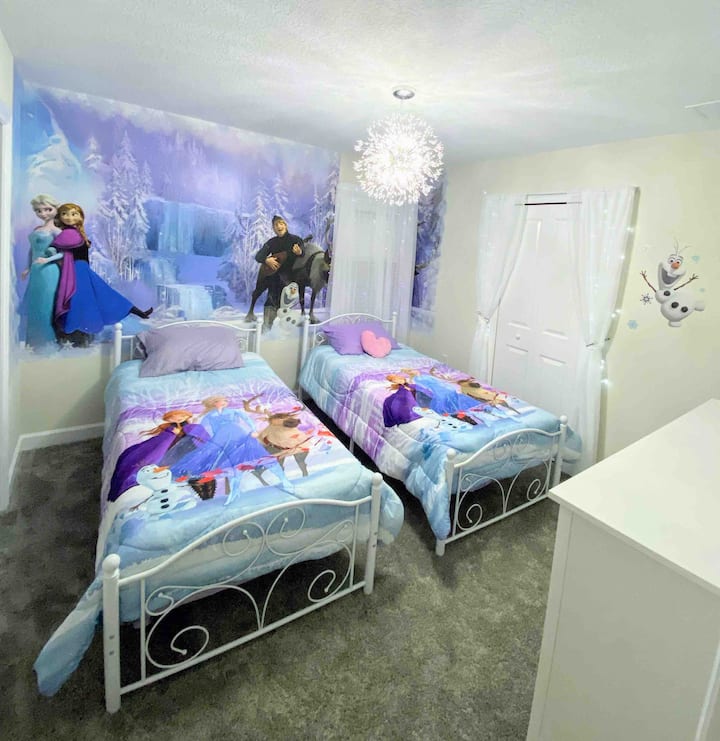 冰冻房间-两张单人床/可睡2人