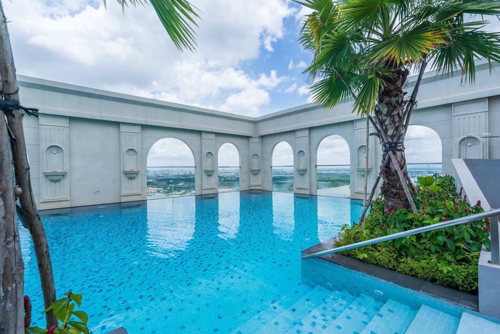 Our rooftop swimming pool:)