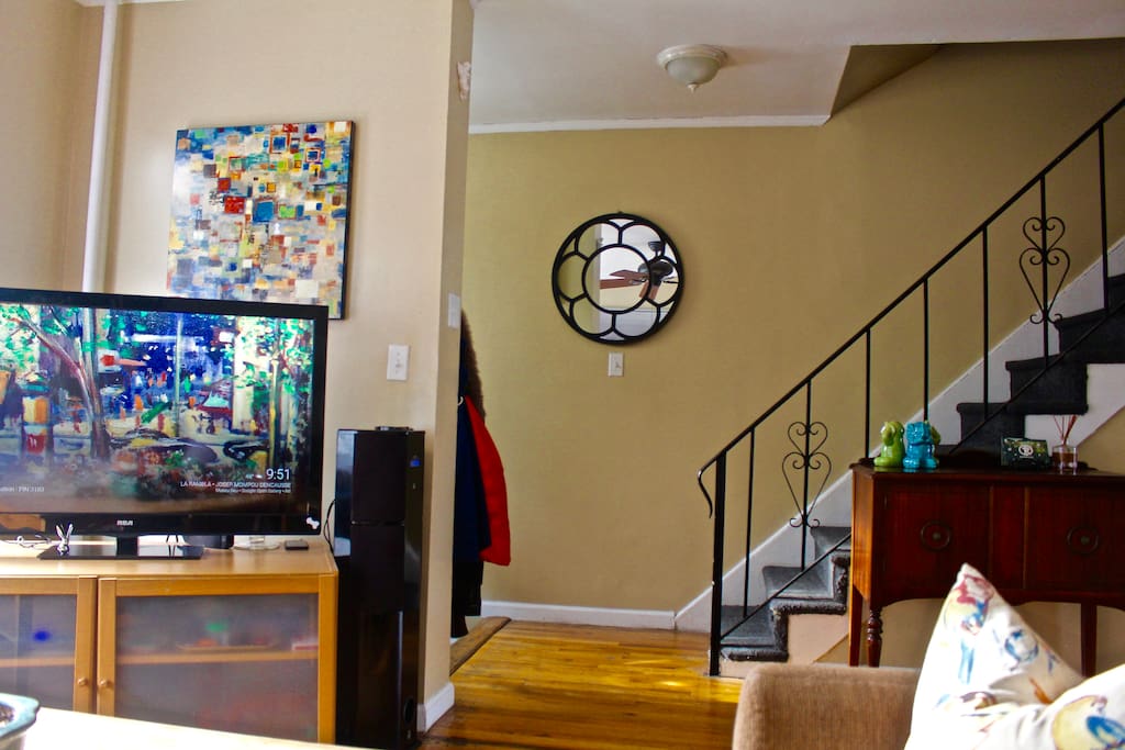 upstairs near entryway