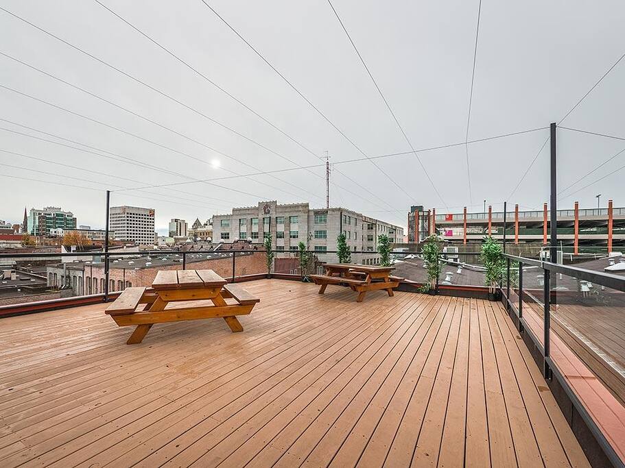 360 views from our rooftop patio!