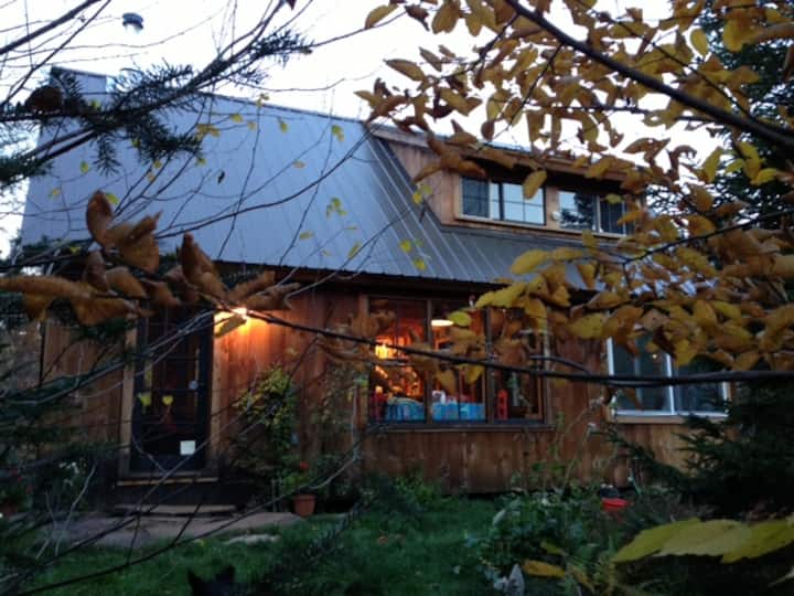 Cabin by the Stream on 27 Acres Cabins for Rent in Woodstock, Vermont