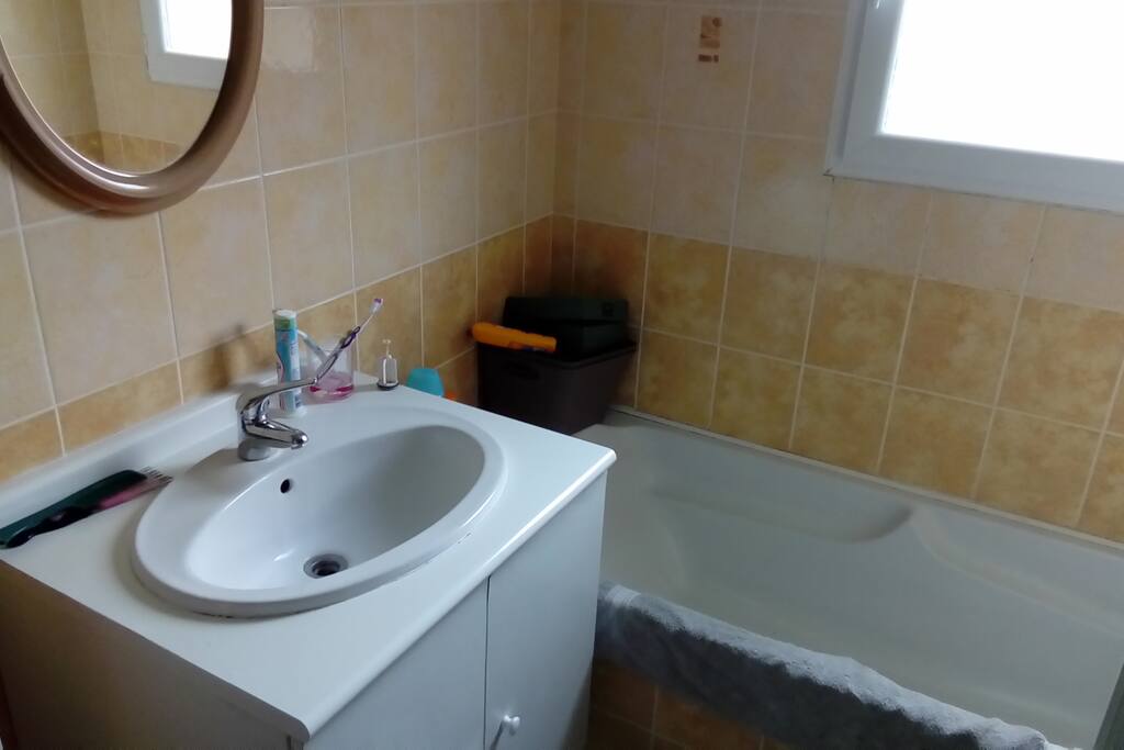 d'un lavabo...