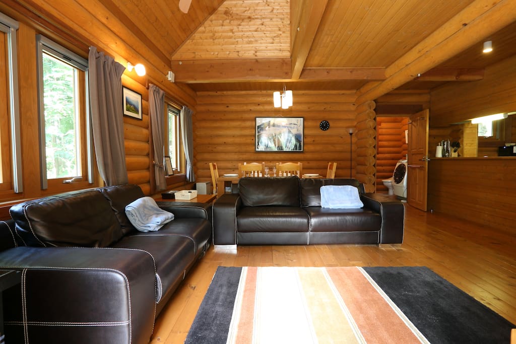 Open-plan Living / Dining with Vaulted Ceiling