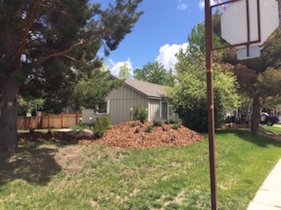 yard, corner location