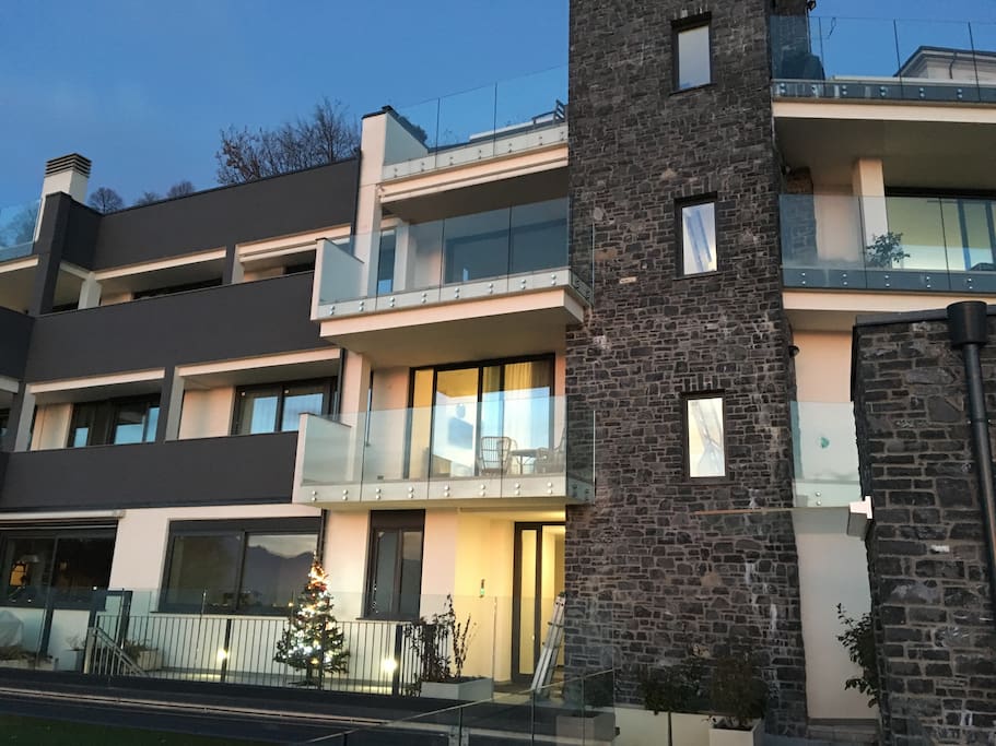 Apartment located on the first floor of the second building