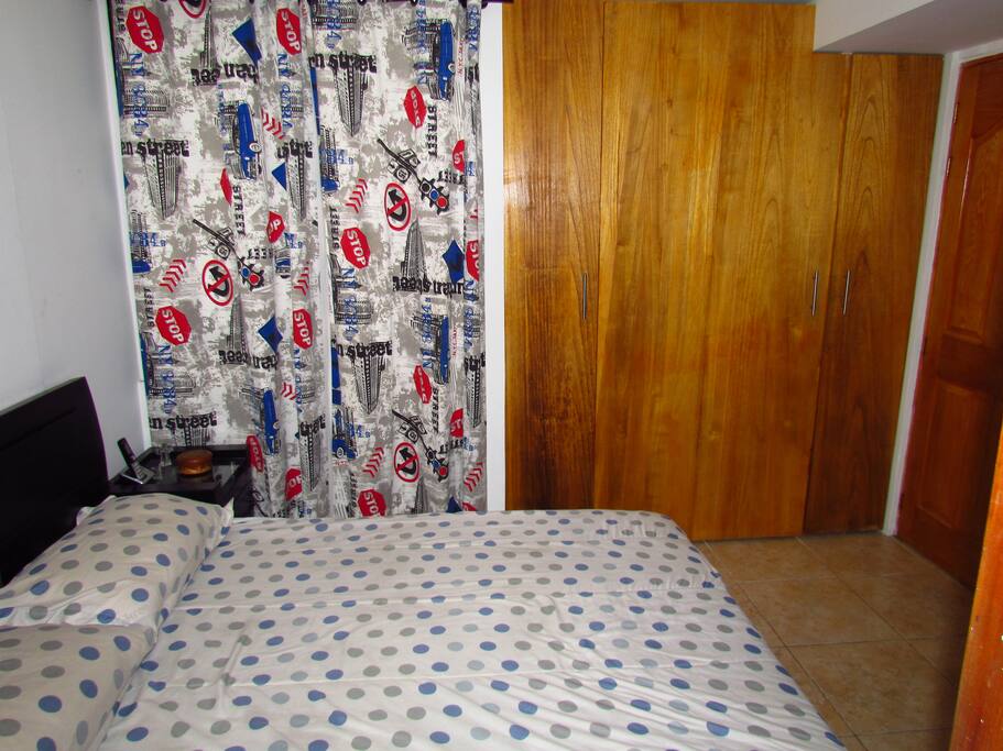 Your bedroom comes with AC.