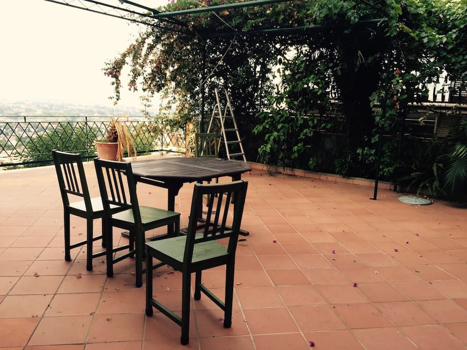 Terrazzo della casa