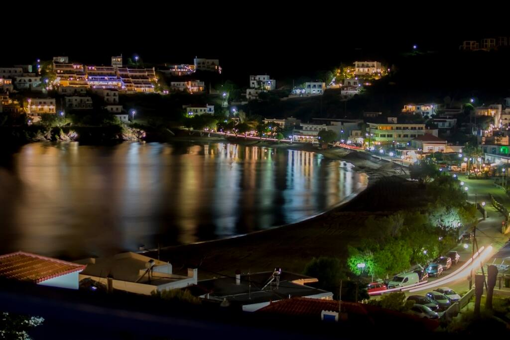 Stunning night sea view