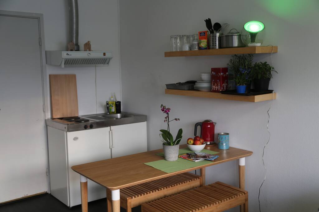 Your kitchen with the basic supplies.