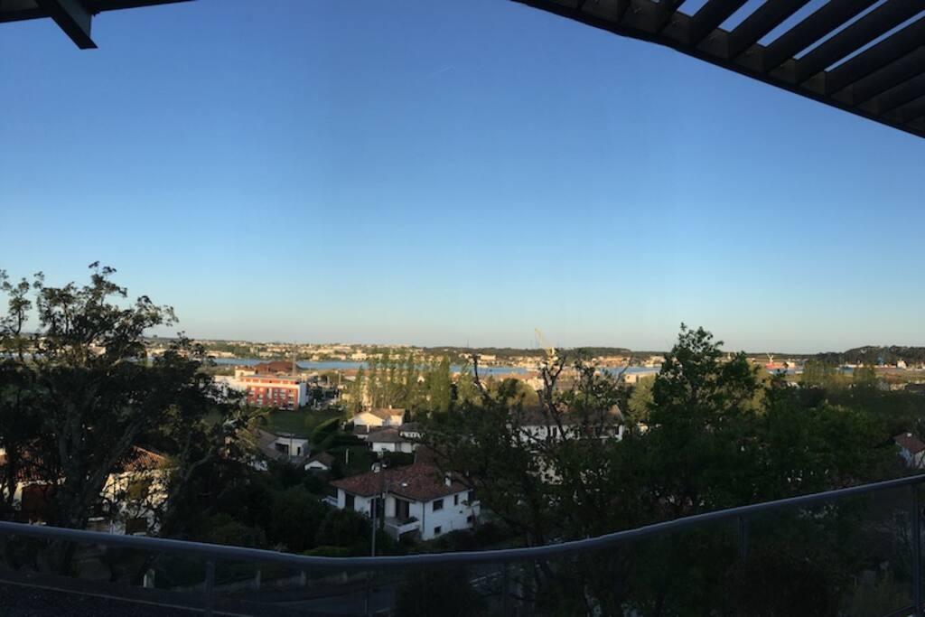 Terrasse avec vue panoramique