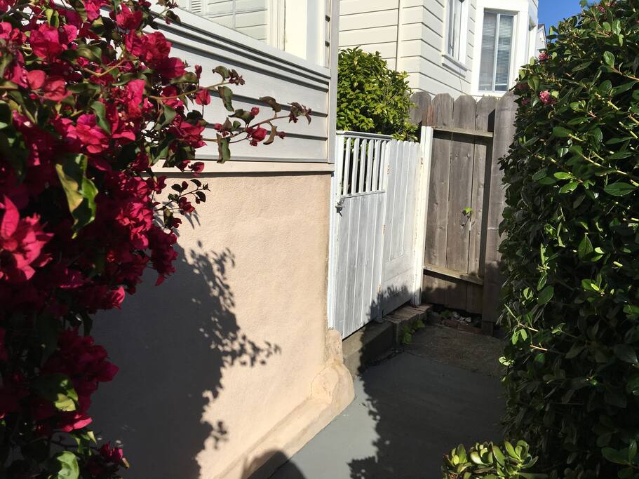 Entry gate.