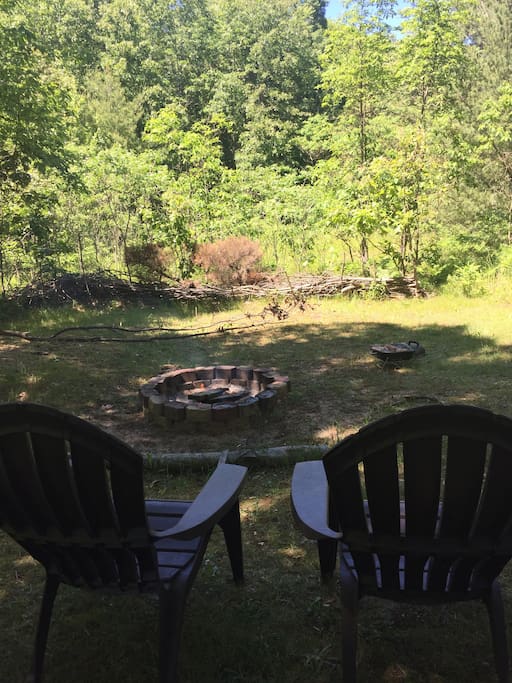 fire pit area
